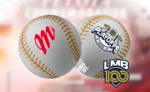 LMB lanza pelota conmemorativa de Diablos Rojos Playoffs 2025