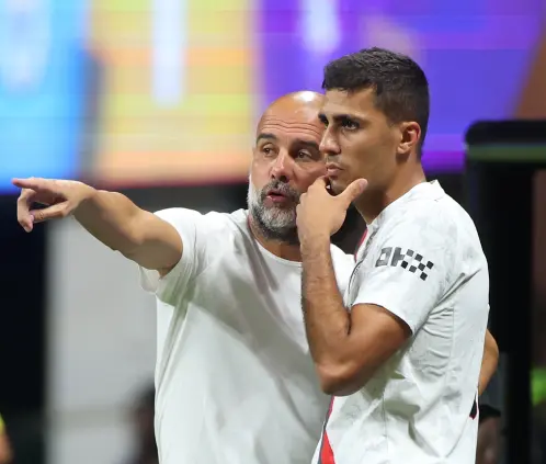 ¿El Real Madrid va por Rodri? El Balón de Oro que quiere Florentino (Photo by Alex Grimm/Getty Images) ¿El Real Madrid va por Rodri? El Balón de Oro que quiere Florentino (Photo by Alex Grimm/Getty Images)