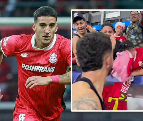 El aficionado no olvidará el gesto del zaguero charrua El aficionado no olvidará el gesto del zaguero charrua
