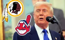 Donald Trump exige el regreso de los Washington Redskins y los Cleveland Indians