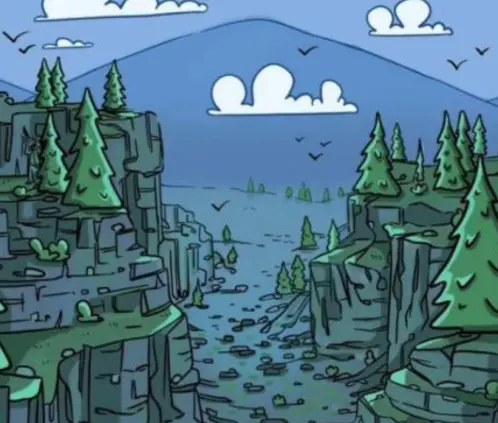 Acertijo visual nivel experto pone a prueba tu vista: ¿puedes encontrar al hombre oculto entre las montañas? (Foto: brightside.me)