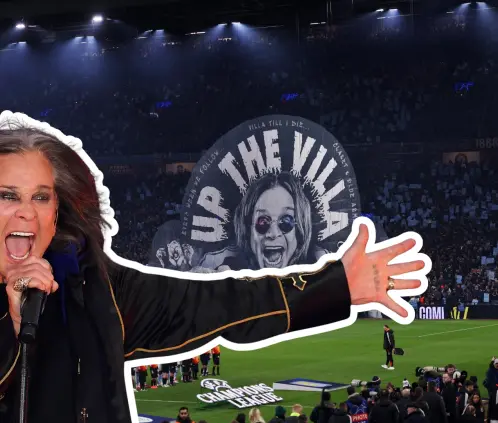 Ozzy Osbourne compartió un histórico momento con el Aston Villa durante un partido de Champions League. Ozzy Osbourne compartió un histórico momento con el Aston Villa durante un partido de Champions League.