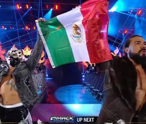 Los mexicanos Andrade y Rey Fénix protagonizarán la lucha de mesas, escaleras y sillas más grande en la historia de WWE en SummerSlam. @WWE Los mexicanos Andrade y Rey Fénix protagonizarán la lucha de mesas, escaleras y sillas más grande en la historia de WWE en SummerSlam. @WWE