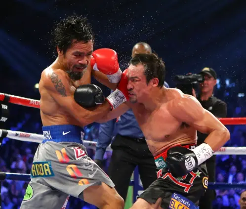 Márquez y Pacquiao protagonizaron una rivalidad épica en el Siglo XXI (Getty Images) Márquez y Pacquiao protagonizaron una rivalidad épica en el Siglo XXI (Getty Images)
