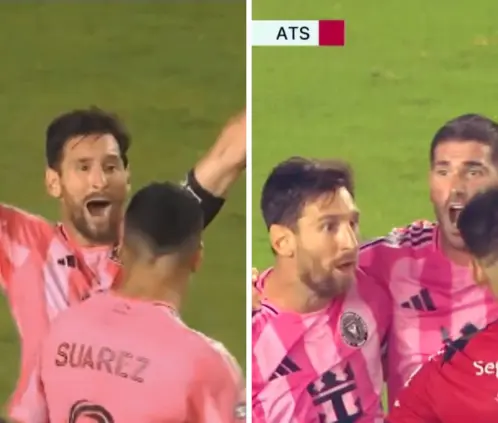 En el Atlas les extrañó la polémica reacción de Lionel Messi (Foto: Captura Apple TV) En el Atlas les extrañó la polémica reacción de Lionel Messi (Foto: Captura Apple TV)