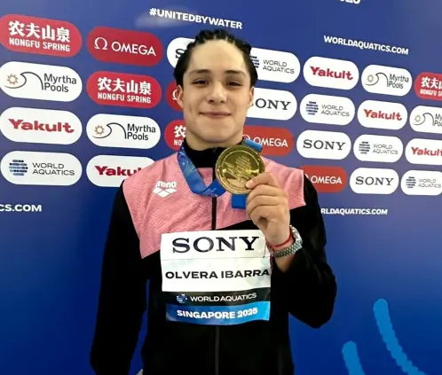 Osmar Olvera se convirtió en campeón mundial de clavados 3m. @MLosAngeles2028 Osmar Olvera se convirtió en campeón mundial de clavados 3m. @MLosAngeles2028