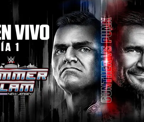 Gunther y. CM Punk se miden en la pelea estelar del primer día de WWE Summerslam 2025