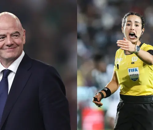 La FIFA y su Presidente Gianni Infantino condenaron severamente las amenazas de la afición del Monterrey contra la árbitra Katia Itzel García. Getty Images La FIFA y su Presidente Gianni Infantino condenaron severamente las amenazas de la afición del Monterrey contra la árbitra Katia Itzel García. Getty Images