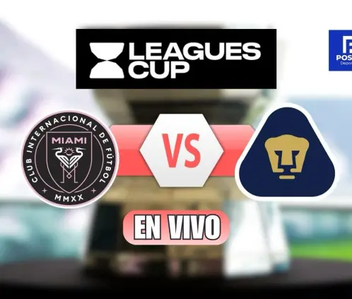 Inter de Miami vs Pumas UNAM en vivo.