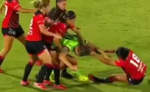 Miah Zuazua y Natividad Martínez protagonizan violenta pelea en el Juárez vs. Tijuana Femenil
