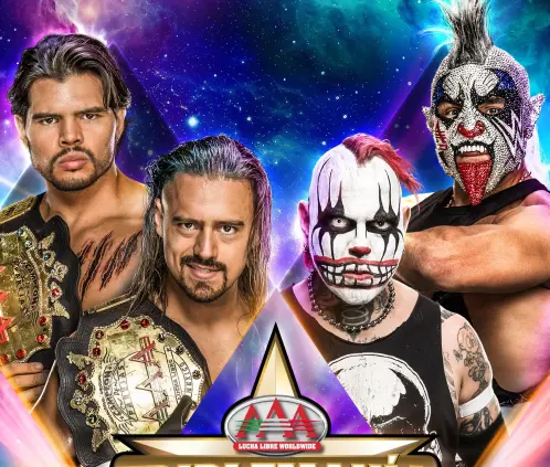 Los Garza defenderán el Campeonato de Parejas de la Triple A frente a Psycho Clown y Pagano. @luchalibreaaa Los Garza defenderán el Campeonato de Parejas de la Triple A frente a Psycho Clown y Pagano. @luchalibreaaa