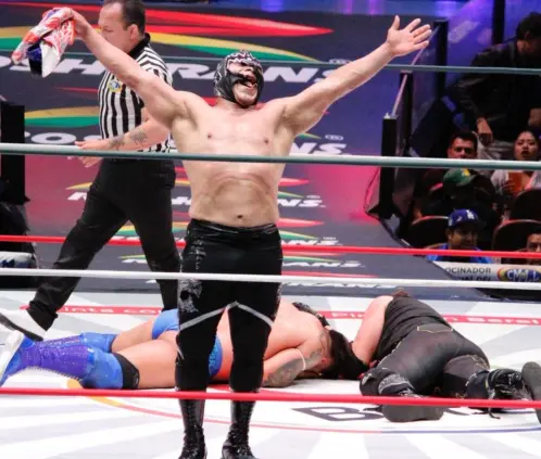 Una rivalidad que quiere llegar a su fin en el tercer magno evento del CMLL que se verán frente a frente. Una rivalidad que quiere llegar a su fin en el tercer magno evento del CMLL que se verán frente a frente.