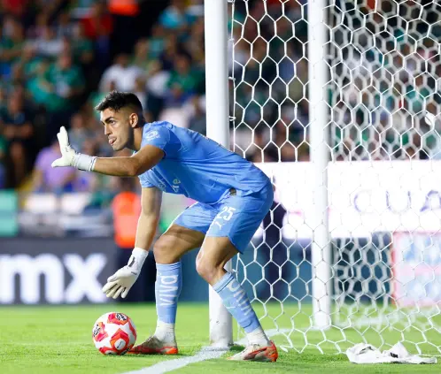 Santiago Mele enfocado: “Nuestro objetivo es la liga”  (Photo by Leopoldo Smith/Getty Images)