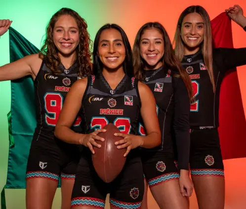 La Selección Mexicana de Flag Football Femenil inicia su aventura en los World Games 2025, con la misión de defender su corona.