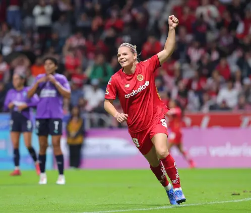 ¡Diablas a la francesa! Toluca Femenil sigue en racha y pelea por la cima tras vencer a Chivas (Foto: @tolucafcfemenil X)