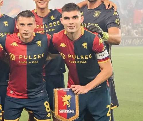 Johan Vásquez, de la Liga de Ascenso a ser capitán del Genoa en Italia (Foto: @julioordz10 X) Johan Vásquez, de la Liga de Ascenso a ser capitán del Genoa en Italia (Foto: @julioordz10 X)