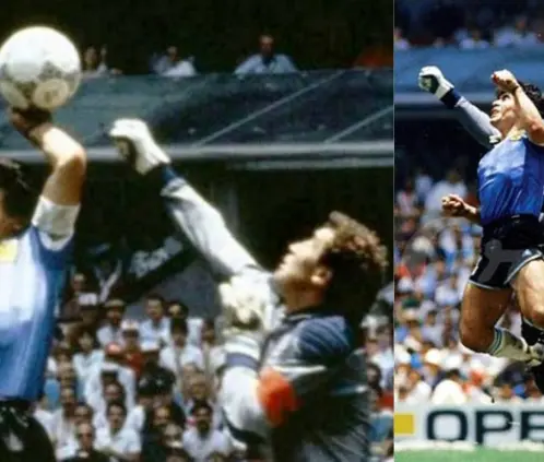 Diego Armando Maradona. La Mano de Dios. Canva Images.