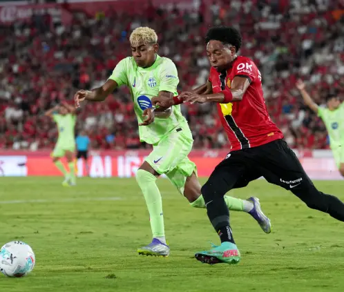 Barcelona vs Mallorca. (Photo by Alex Caparros/Getty Images).