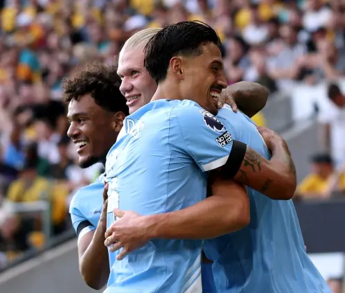 Haaland y compañía brillan en la goleada del Manchester City (Photo by Michael Regan/Getty Images) Haaland y compañía brillan en la goleada del Manchester City (Photo by Michael Regan/Getty Images)