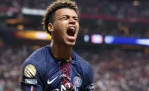 Désiré Doué, la joya del PSG que juega sin contrato de botas