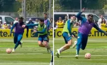 VIDEO | Allan Saint-Maximin muestra su poder con golazo en entrenamiento del América