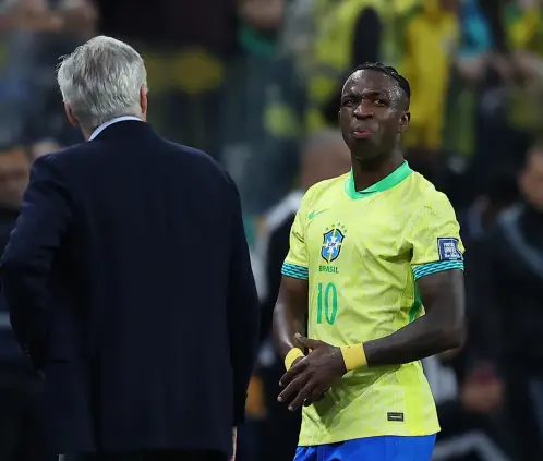 Vinicius queda fuera de Brasil para el cierre de las eliminatorias (Photo by Wagner Meier/Getty Images) Vinicius queda fuera de Brasil para el cierre de las eliminatorias (Photo by Wagner Meier/Getty Images)