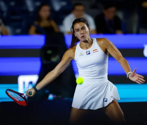 Emma Navarro se convirtió en una decepción para el Abierto de Monterrey (Cortesía: Abierto de Monterrey)