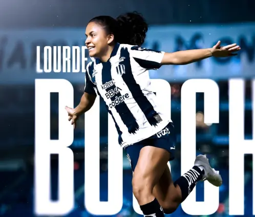 Lourdes Bosch es el sexto refuerzo de las Rayadas para el Apertura 2025. @Rayad