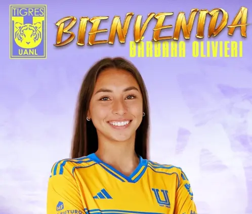 Bárbara Olivieri tendrá su segunda experiencia en México con Tigres Femenil. @TigresFemenil Bárbara Olivieri tendrá su segunda experiencia en México con Tigres Femenil. @TigresFemenil