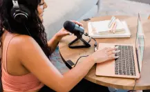 Los profesionales usan esta tecnología para grabar podcasts de alta calidad