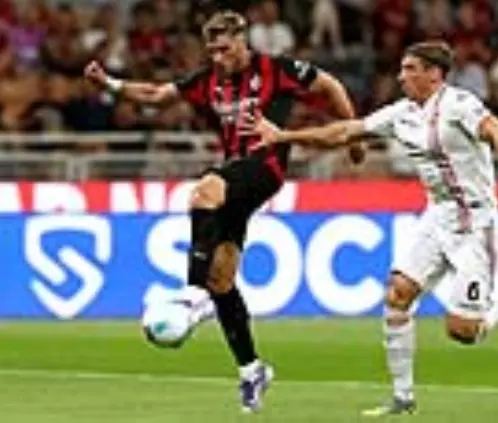 El primer gol de Santiago Giménez en la temporada 2025-2026 de la Serie A Italiana fue anulado por Fuera de Lugar. Getty Images El primer gol de Santiago Giménez en la temporada 2025-2026 de la Serie A Italiana fue anulado por Fuera de Lugar. Getty Images