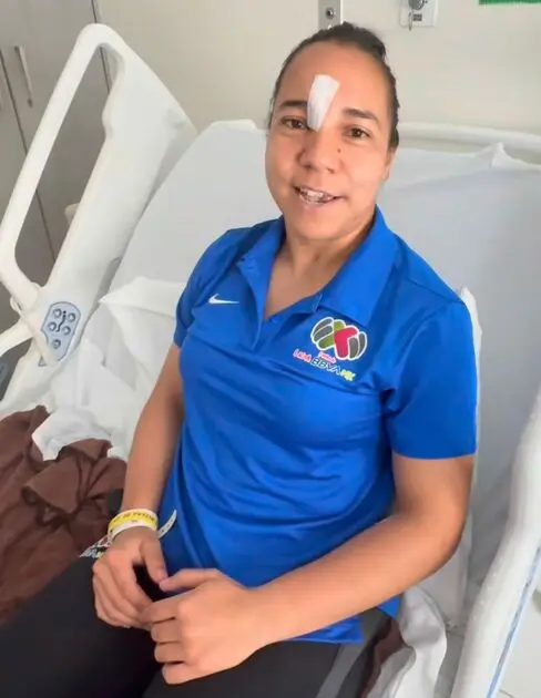 Charlyn Corral dio a conocer que tuvo que ser operada tras la patada que recibió en la cara frente al Barcelona. @CharlynCorral Charlyn Corral dio a conocer que tuvo que ser operada tras la patada que recibió en la cara frente al Barcelona. @CharlynCorral