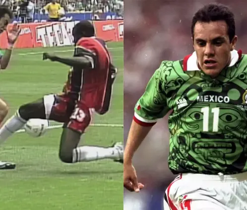 Lesión de Cuauhtémoc Blanco. 2001. Canva Images. Lesión de Cuauhtémoc Blanco. 2001. Canva Images.