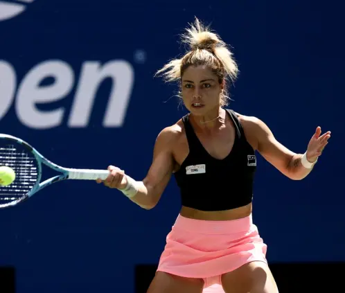 Renata Zarazúa se volvió la primera mexicana en vencer a una TOP 10 mundial en el US Open. Getty Images