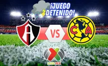 El juego Atlas vs. América se retrasa por lluvia en Guadalajara