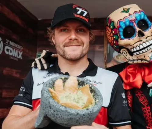 Valtteri Bottas y su amor por México (Foto @AlertaF1 X) Valtteri Bottas y su amor por México (Foto @AlertaF1 X)