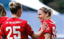 Eugénie Le Sommer marca su primer triplete en México