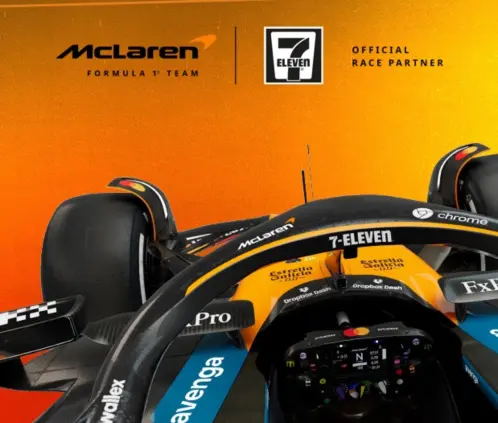 McLaren y 7-Eleven se unen. Imágenes de cortesía. Mclaren 7- Eleven. McLaren y 7-Eleven se unen. Imágenes de cortesía. Mclaren 7- Eleven.