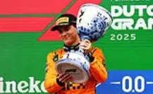 Oscar Piastri acaricia el Campeonato de la F1 al hacer el Grand Slam en el GP de Países Bajos
