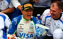 ¿A lo Sergio Ramos? Isack Hadjar rompe su primer trofeo en la F1