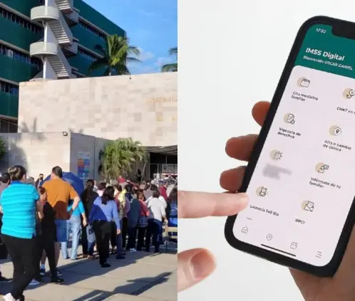 Filas en el IMSS. Canva Images. Filas en el IMSS. Canva Images.