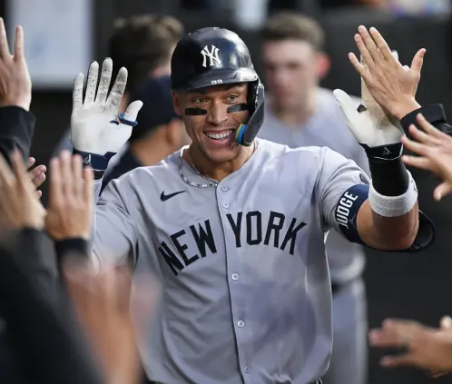 Por este motivo Aaron Judge sería una leyenda de Yankees en Grandes Ligas . (Photo by Daniel Bartel/Getty Images) Por este motivo Aaron Judge sería una leyenda de Yankees en Grandes Ligas . (Photo by Daniel Bartel/Getty Images)