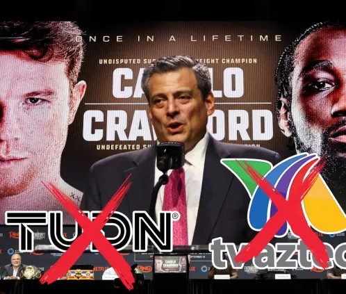 Sulaimán catalogó como golpe al pueblo que en TV Abierta no se vea la pelea del Canelo (Getty Images) Sulaimán catalogó como golpe al pueblo que en TV Abierta no se vea la pelea del Canelo (Getty Images)
