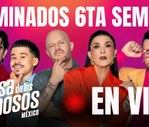 Descubre quiénes son los nominados de la sexta gala de nominación de La Casa De Los Famosos MX 3 Descubre quiénes son los nominados de la sexta gala de nominación de La Casa De Los Famosos MX 3