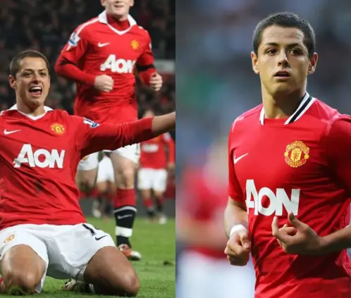 Chicharito Hernández con el Manchester United. Canva Images. Cortesía. Chicharito Hernández con el Manchester United. Canva Images. Cortesía.