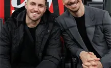 Zlatan Ibrahimovic salva a Santiago Giménez en el Milan