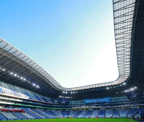 El estadio BBVA apunta a ser sede del Repechaje mundialista para 2026. Getty Images El estadio BBVA apunta a ser sede del Repechaje mundialista para 2026. Getty Images