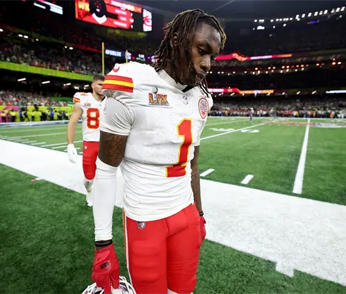 Kansas City Chiefs pierden a Xavier Worthy por lesión . (Photo by Jamie Squire/Getty Images) Kansas City Chiefs pierden a Xavier Worthy por lesión . (Photo by Jamie Squire/Getty Images)