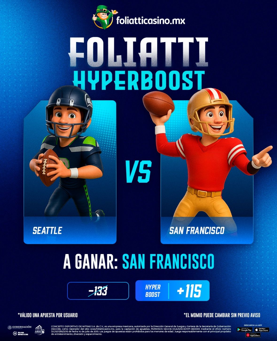 Sigue a los 49ers con Foliatti Sigue a los 49ers con Foliatti
