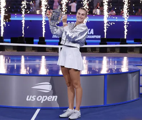 Sabalenka ganó su primera de tres finales de Grand Slam disputadas en 2025 (Getty Images) Sabalenka ganó su primera de tres finales de Grand Slam disputadas en 2025 (Getty Images)